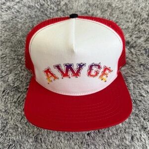 AWGE A$AP Rocky Trucker Hat, Red, New